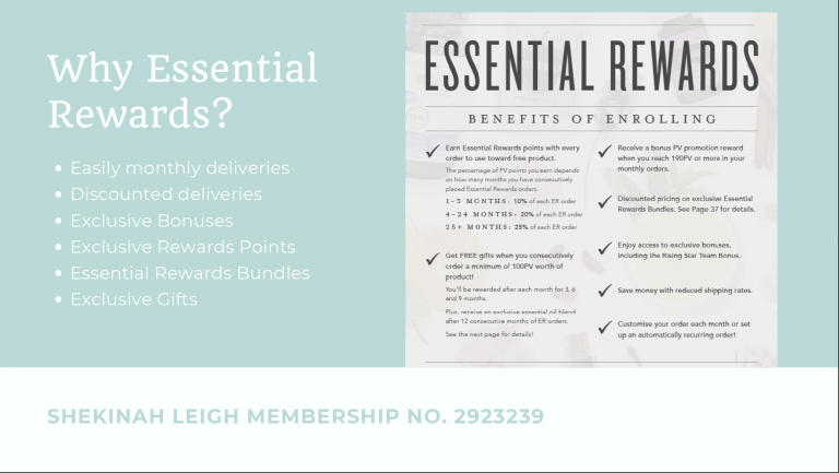 Essential Rewards with Young Living