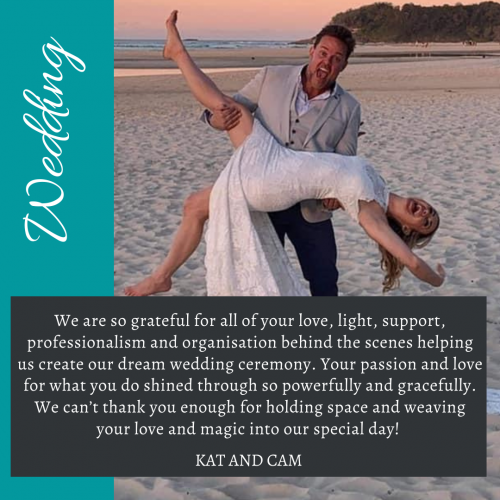 Kat and Cam Wedding Testimonial